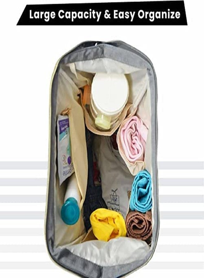 TRUE HUMAN® Unicorn Multipurpose premium Baby diaper bag,baby bags,anti theft,maternity bag nappy bags, baby shower gift, tote bag (elephant) - Image 5